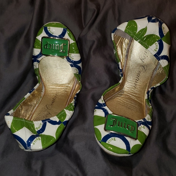 Juicy Couture Foldaway Flats Shoes - Picture 4 of 5